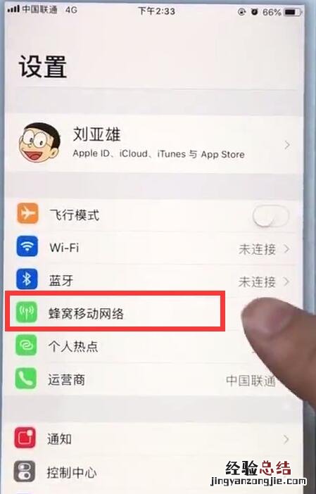 苹果7plus中查看移动流量的详细步骤