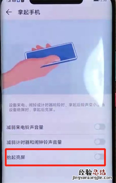 华为mate20pro中设置抬起亮屏的操作教程