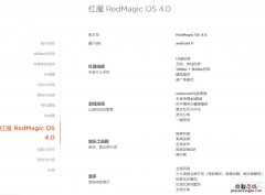 红魔6pro氘锋透明版是什么系统
