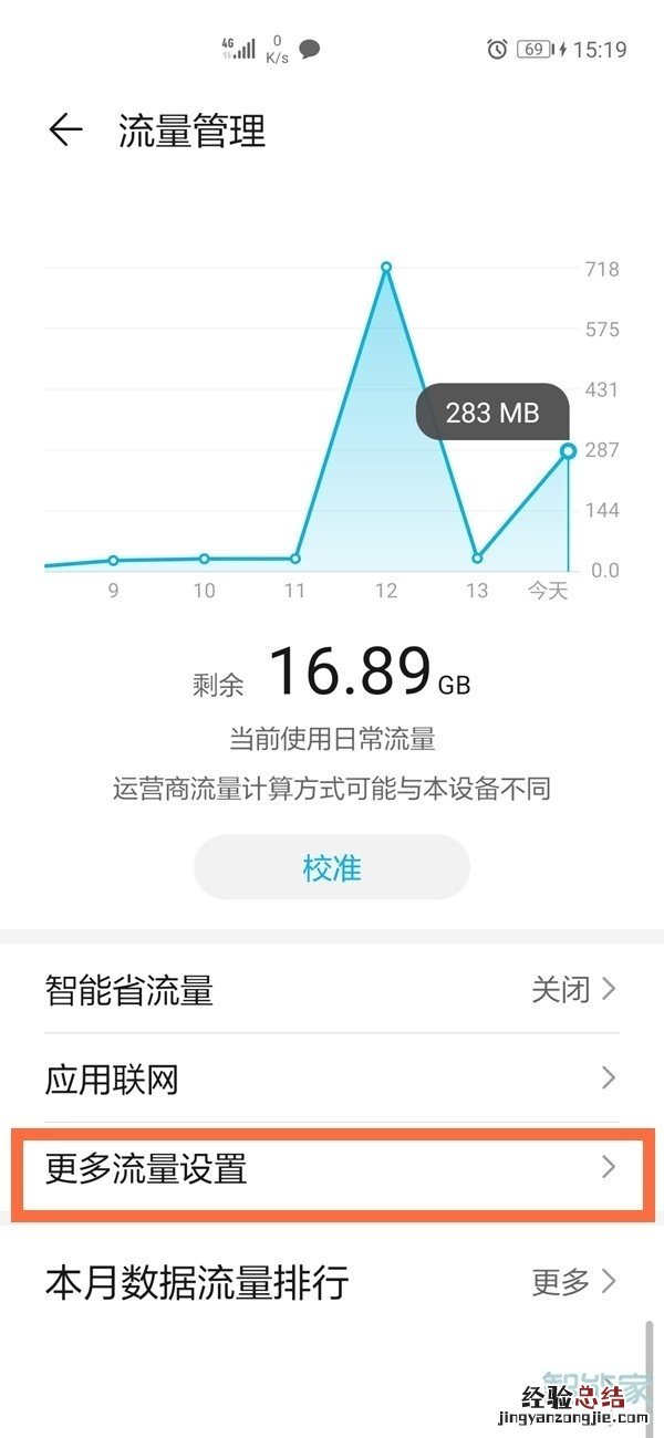 荣耀50se怎么设置流量显示