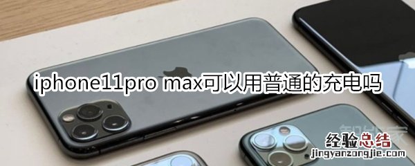 iphone11pro max可以用普通的充电吗