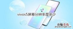 vivos5屏幕分辨率是多少