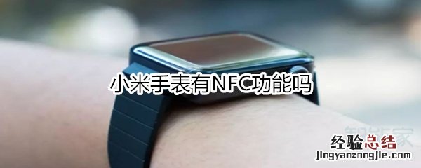 小米手表有NFC功能吗