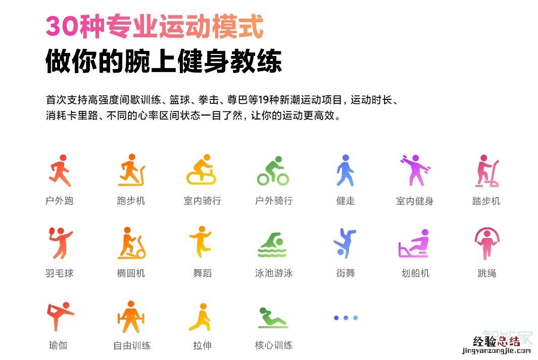 小米手环6支持几种运动模式