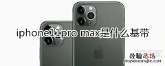 iphone11pro max是什么基带