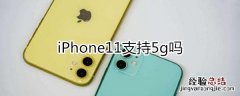 iPhone11支持5g吗