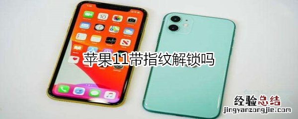 苹果11带指纹解锁吗