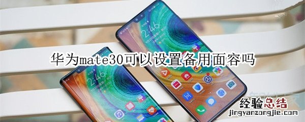 华为mate30可以设置备用面容吗