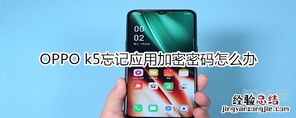 OPPO k5忘记应用加密密码怎么办