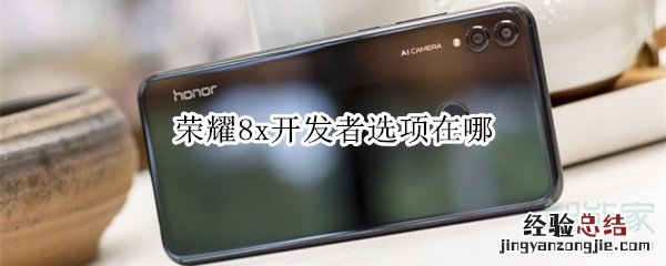 荣耀8x开发者选项在哪
