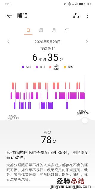 华为手环b6怎么检测睡眠