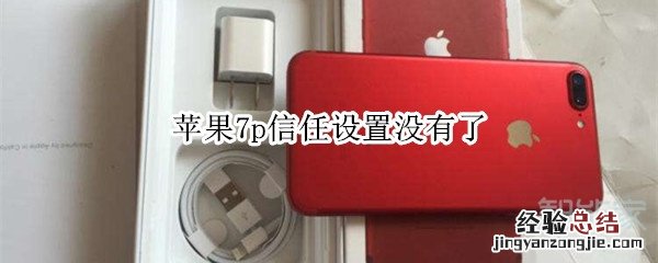 苹果7p信任设置没有了