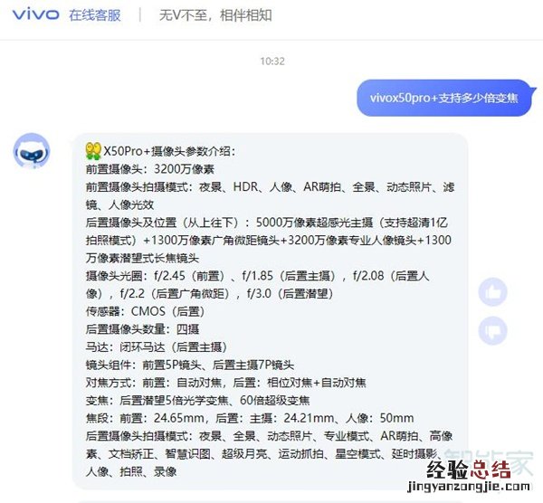 vivox50pro+支持多少倍变焦