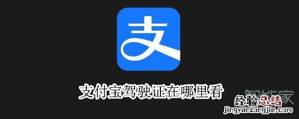 支付宝驾驶证在哪里看