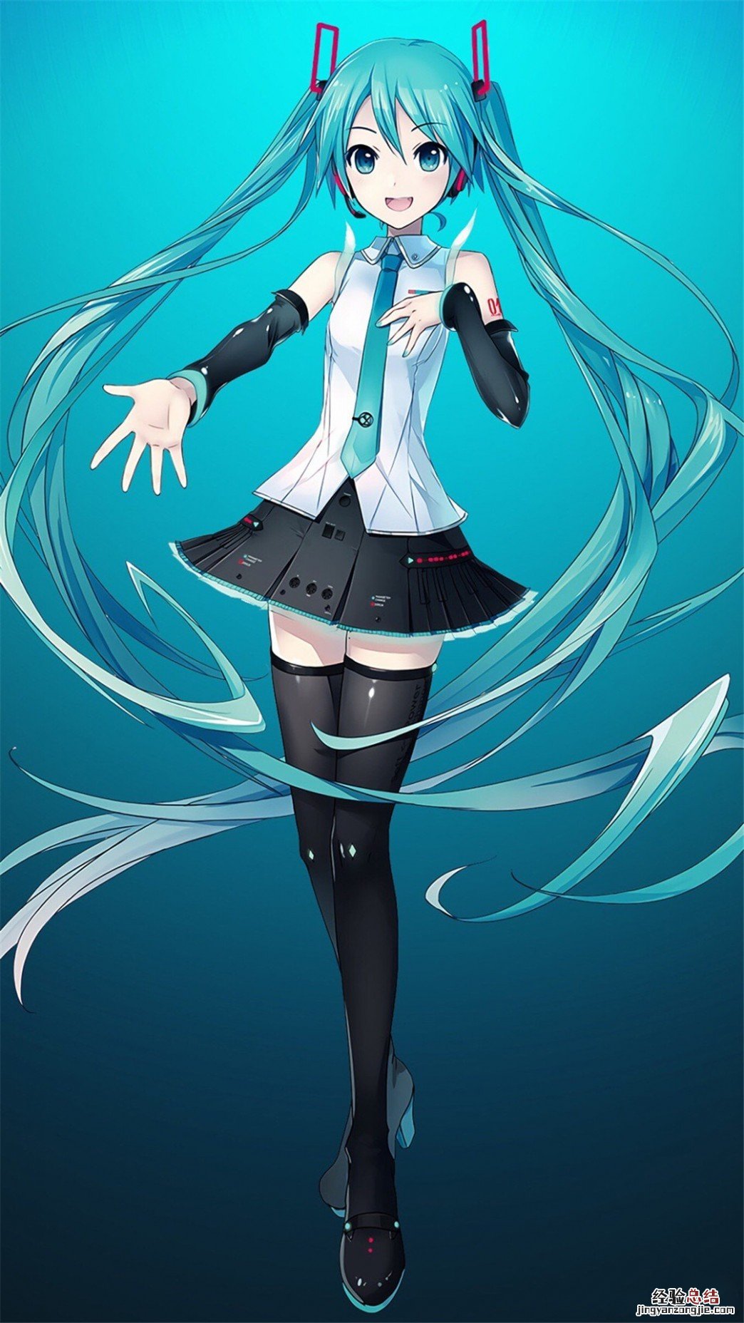 二次元图片女生梦幻 12张初音未来手机壁纸超清下载