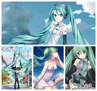 二次元图片女生梦幻 12张初音未来手机壁纸超清下载