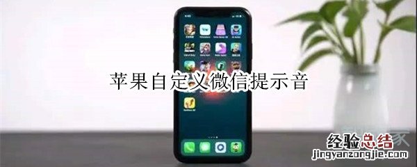 苹果自定义微信提示音