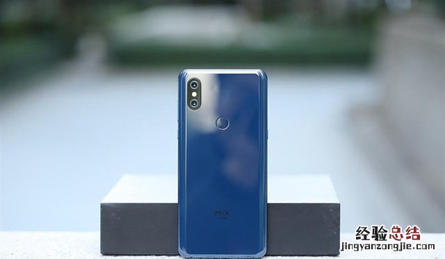 小米MIX 3宝石蓝开箱图赏：磁动力滑盖手感好！