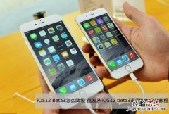 iOS12 Beta3怎么降级 首发从iOS12 beta3退回beta2/1教程