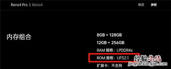 opporeno4pro闪存多少