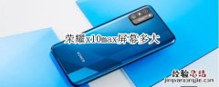 荣耀x10max屏幕多大