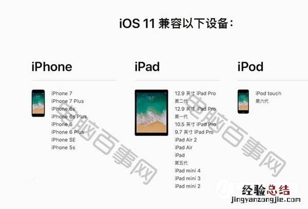 iOS11支持哪些设备?iOS11支持iPhone4S/5吗?