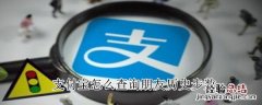 支付宝怎么查询朋友历史步数