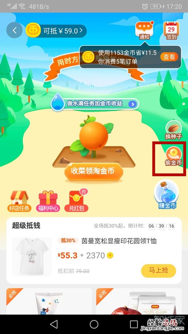 淘宝金币庄园怎么看等级